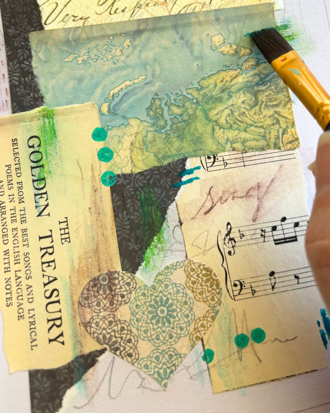 Little Layers ~ A Mixed Media Collage Workshop: Sat 21 Feb