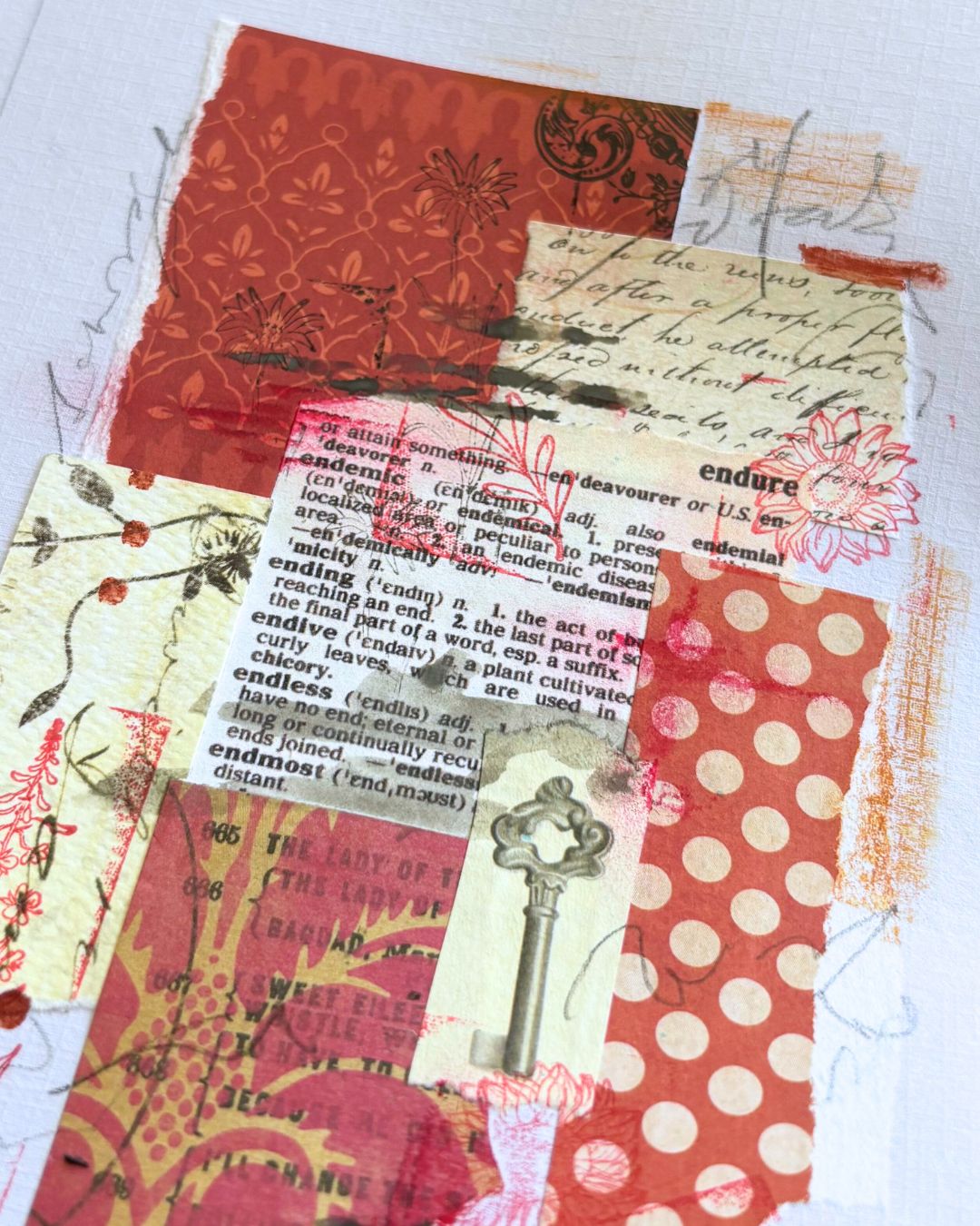 Little Layers ~ A Mixed Media Collage Workshop: Sat 21 Feb