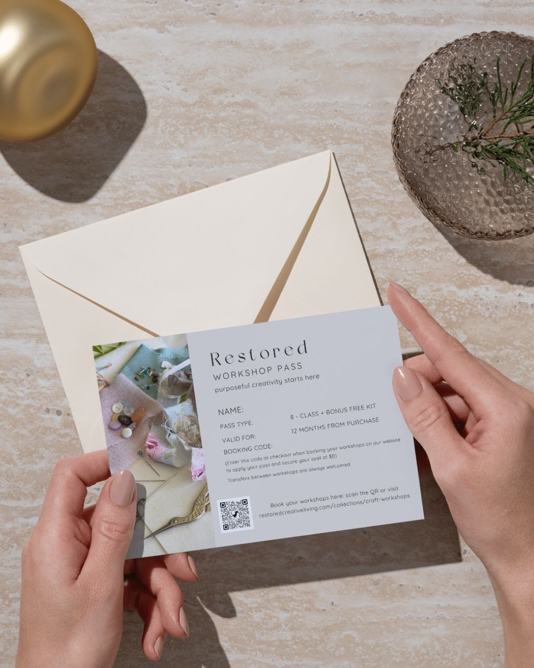 8 - Class Workshop Pass ~ Save $9 per Workshop + Bonus Free Kit