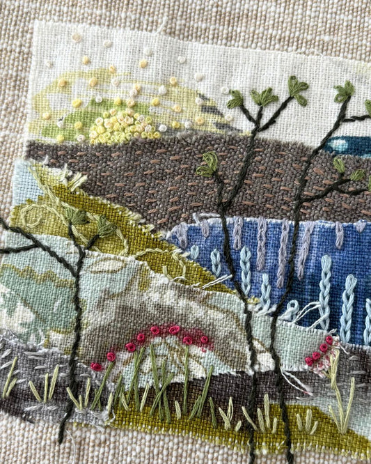 Tiny Textile Landscapes ~ The Art of Slow Stitching: Sat 14 Mar