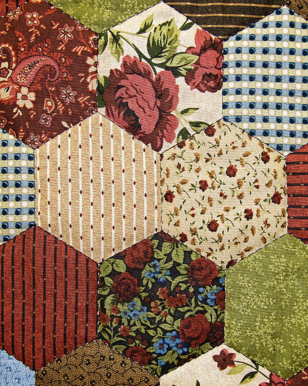 Slow Stitch Patchwork ~ English Paper Piecing: Fri 24 April
