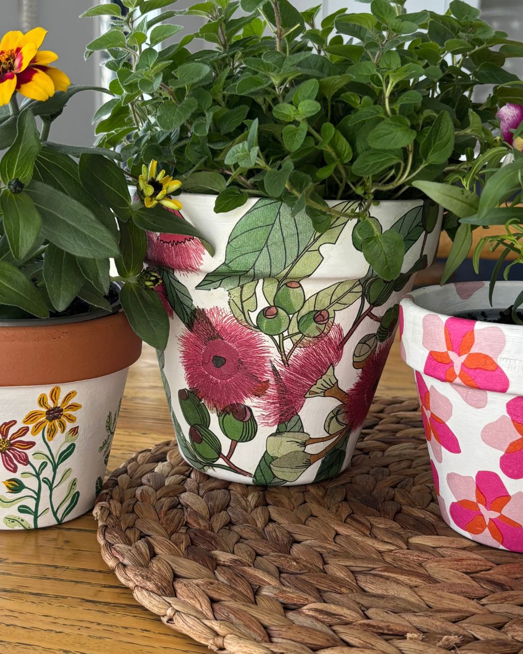 The Little Decoupage Flower Pot Workshop: Sat 10 Oct