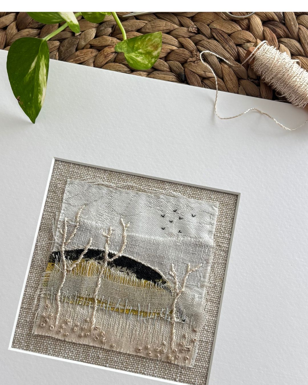 Tiny Textile Winter Landscapes ~ The Art of Slow Stitching: Sat 18 July