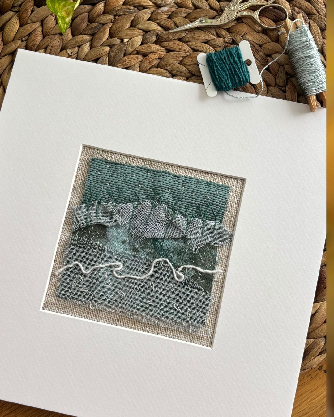 Tiny Textile Winter Landscapes ~ The Art of Slow Stitching: Sat 18 July