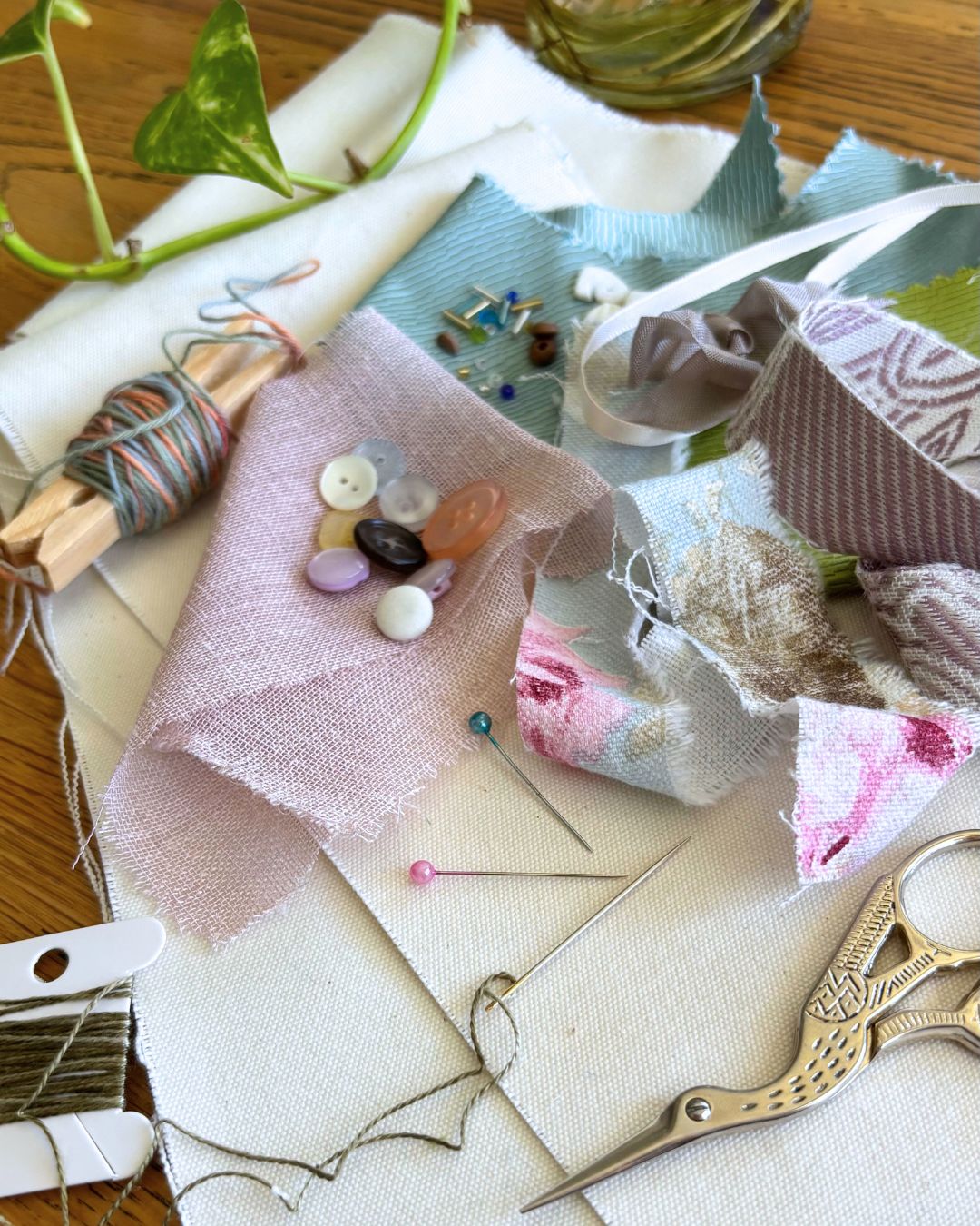 Slow Stitched Summer Meadow~ Mixed Media Tiny Landscape: Fri 23 Jan