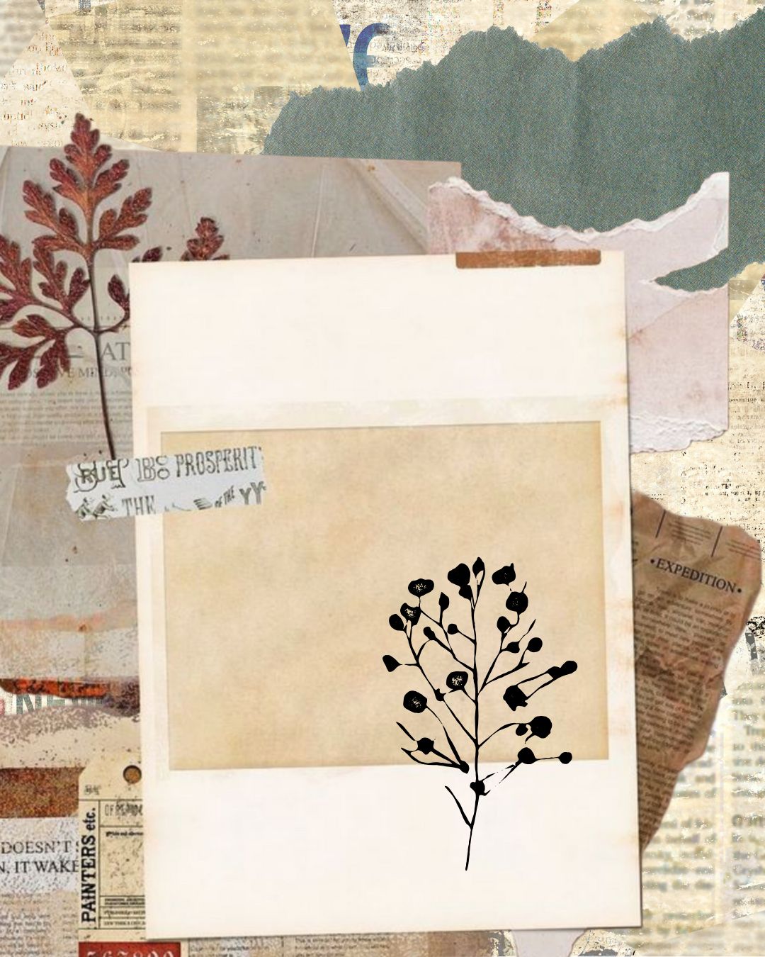 Little Layers ~ A Mixed Media Collage Workshop: Sat 21 Feb